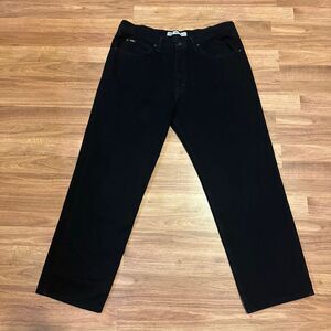 Lee Relaxed Fit Jeans Black Denim | Men Size 38x30